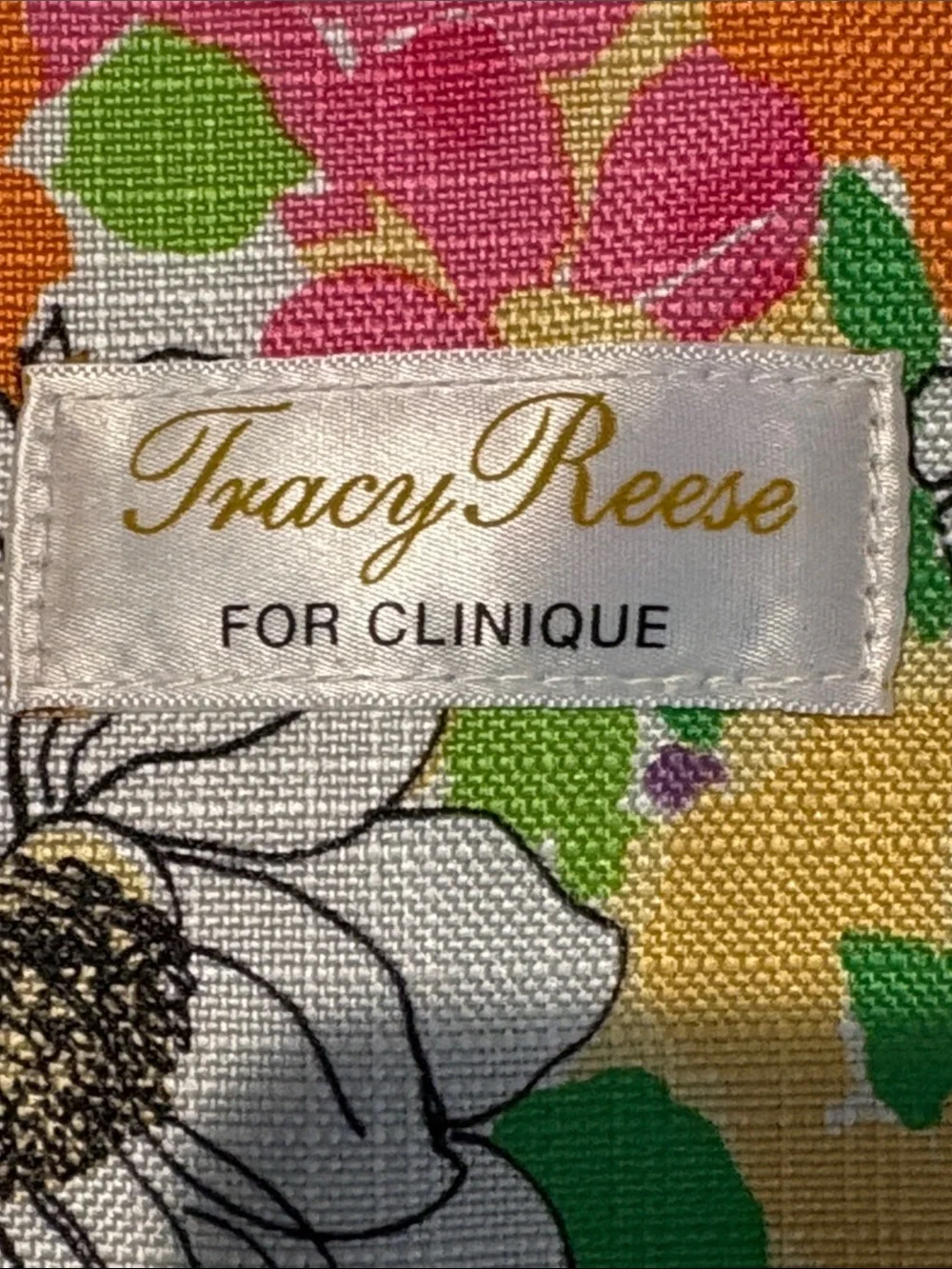 Tracy Reese -Clinique Floral Cosmetic Pouch